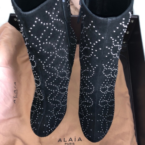 ALAIA platform suede shoes size EU 39 - Picture 8 of 16
